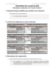 CRITERIOS DE CALIFICACIÓN - ies ana maría matute