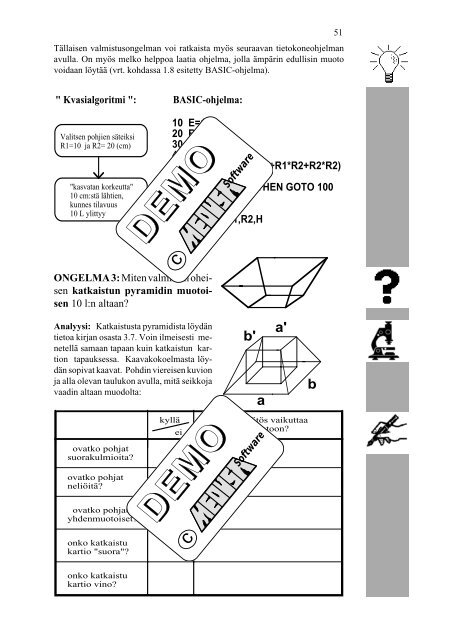 TyypillisiÃ¤ metallialan ongelmia / Typical Problems for Metal Workers