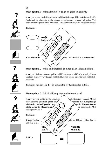 TyypillisiÃ¤ metallialan ongelmia / Typical Problems for Metal Workers