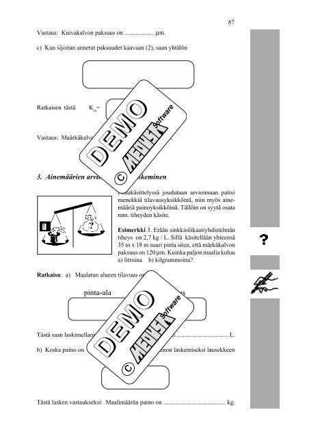 TyypillisiÃ¤ metallialan ongelmia / Typical Problems for Metal Workers