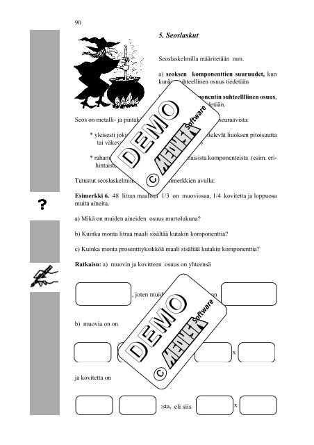 TyypillisiÃ¤ metallialan ongelmia / Typical Problems for Metal Workers