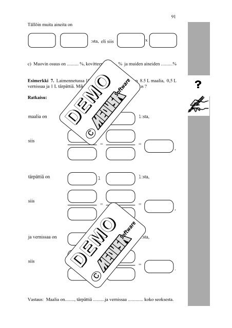 TyypillisiÃ¤ metallialan ongelmia / Typical Problems for Metal Workers