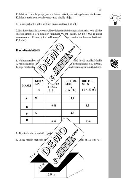 TyypillisiÃ¤ metallialan ongelmia / Typical Problems for Metal Workers