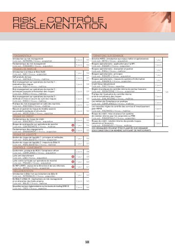 RISK - CONTRÃLE RÃGLEMENTATION - First Finance