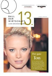Ballzeitung - Wirtschaftsforum Brandenburg eV