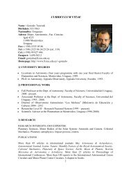 CURRICULUM VITAE