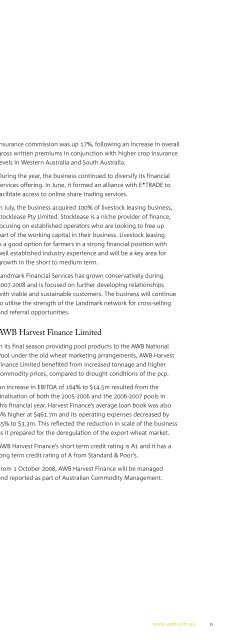 Annual Report - AWB Limited
