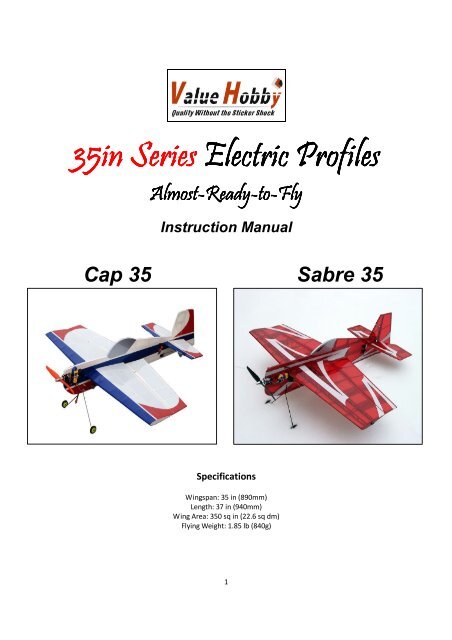 value hobby airplanes