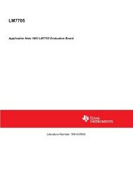 Application Note 1883 LM7705 Evaluation Board (Rev. A)