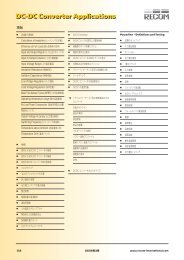 RECOM Application Notes - Recom International Power Gmbh