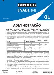 01 administraÃ§Ã£o - enade