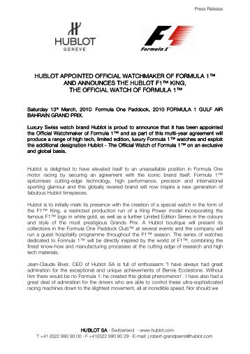 professional press release