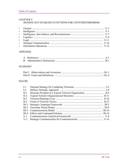 JP 3-26, Counterterrorism - Defense Technical Information Center