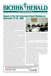 Full Consistory Board Meeting - Ukrainian Orthodox Church of Canada