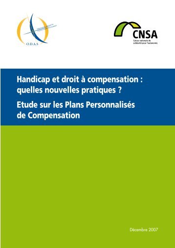 Etude sur les Plans PersonnalisÃ©s de Compensation - Handipole