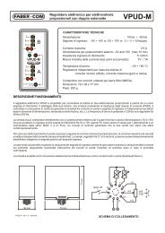 Scheda tecnica VPUD-M (Italiano)