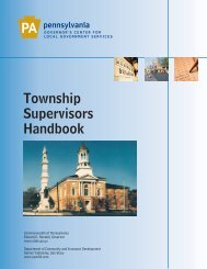 Township Supervisors Handbook - Tioga County