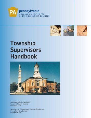 Township Supervisors Handbook - Tioga County