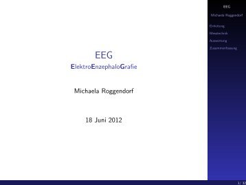 EEG - Elektroenzephalografie