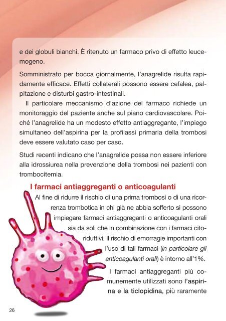 Gli ematologi ai pazienti con trombocitemia - Società Italiana di ...
