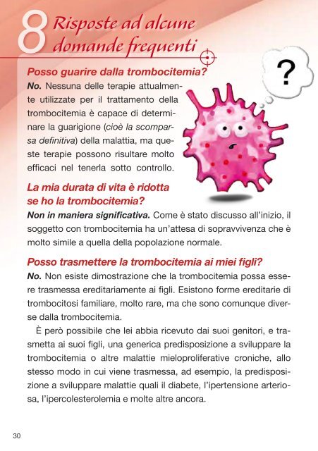 Gli ematologi ai pazienti con trombocitemia - Società Italiana di ...