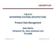 PDM: Product Data Management - SoberIT