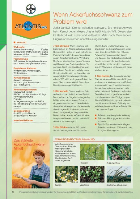 Agrar Berater 2013 - Bayer CropScience Deutschland GmbH