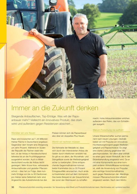 Agrar Berater 2013 - Bayer CropScience Deutschland GmbH