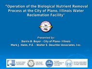 City of Plano Case Study - Illinois Water Environment Association