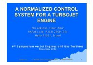 A NORMALIZED CONTROL SYSTEM FOR A TURBOJET ENGINE