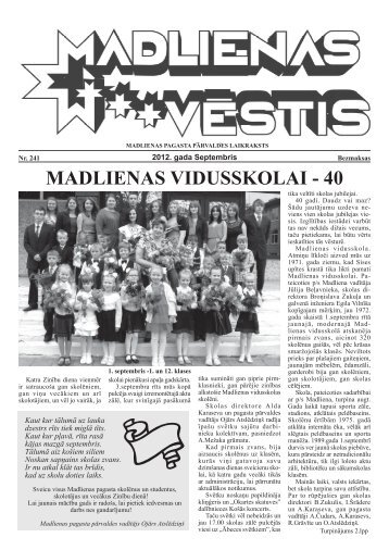 Madlienas VÄstis - Ogres novads