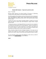 PRESS RELEASE - Russell Brennan Keane