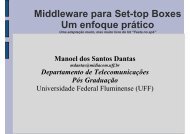 Middleware para Set-top Boxes Um enfoque prÃ¡tico - UFF
