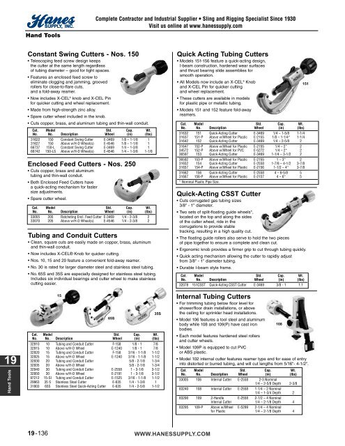 19-Hand Tools (125-174).50_200310.qxd - Hanes Supply, Inc