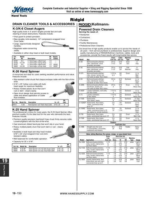 19-Hand Tools (125-174).50_200310.qxd - Hanes Supply, Inc