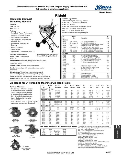 19-Hand Tools (125-174).50_200310.qxd - Hanes Supply, Inc