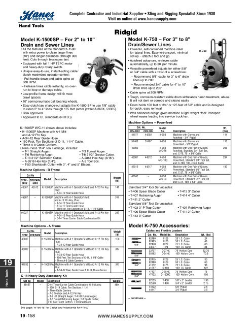 19-Hand Tools (125-174).50_200310.qxd - Hanes Supply, Inc