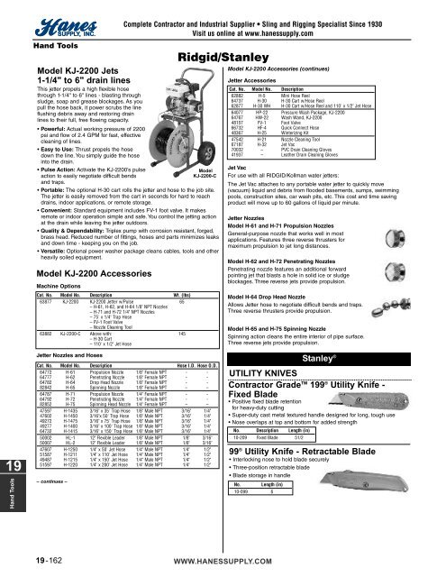 19-Hand Tools (125-174).50_200310.qxd - Hanes Supply, Inc