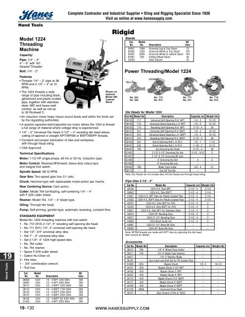 19-Hand Tools (125-174).50_200310.qxd - Hanes Supply, Inc