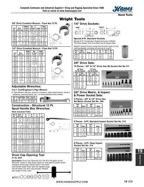 19-Hand Tools (125-174).50_200310.qxd - Hanes Supply, Inc