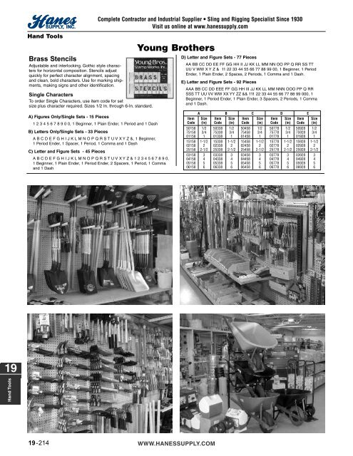 19-Hand Tools (125-174).50_200310.qxd - Hanes Supply, Inc