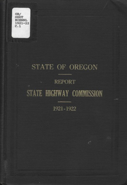 Fifth Biennial Report of the Oregon 