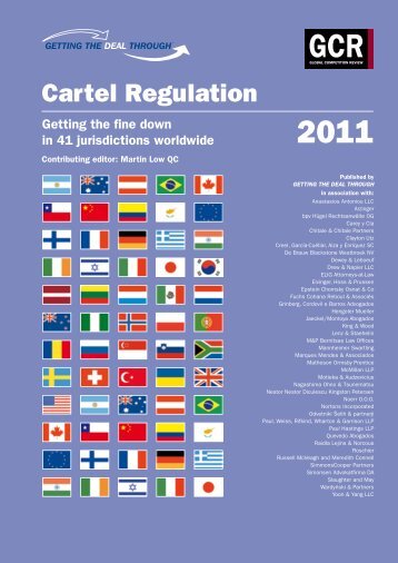 Getting the Deal Through. Cartel Regulation 2011. Latvia chapter