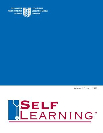 Self Learning Sample Booklet - The College of Family Physicians ...