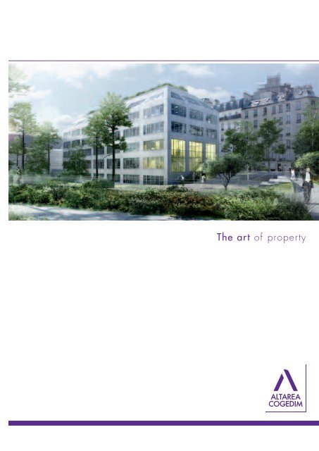 The Art Of Property - Altarea Cogedim