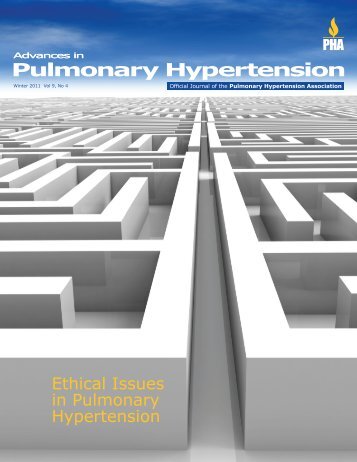 Ethical Issues in Pulmonary Hypertension Winter 2011 - PHA Online ...