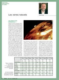 Les verres naturels, P. RICHET - Verre online