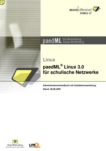 Linux paedML Linux 3.0 für schulische Netzwerke - Mniehaus ...