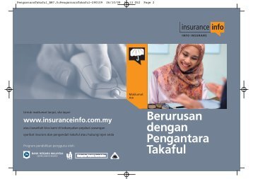 Berurusan dengan Pengantara Takaful - InsuranceInfo