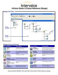 InVision Studio 2.6 Quick Reference (Design), 5th Ed - Intervoice